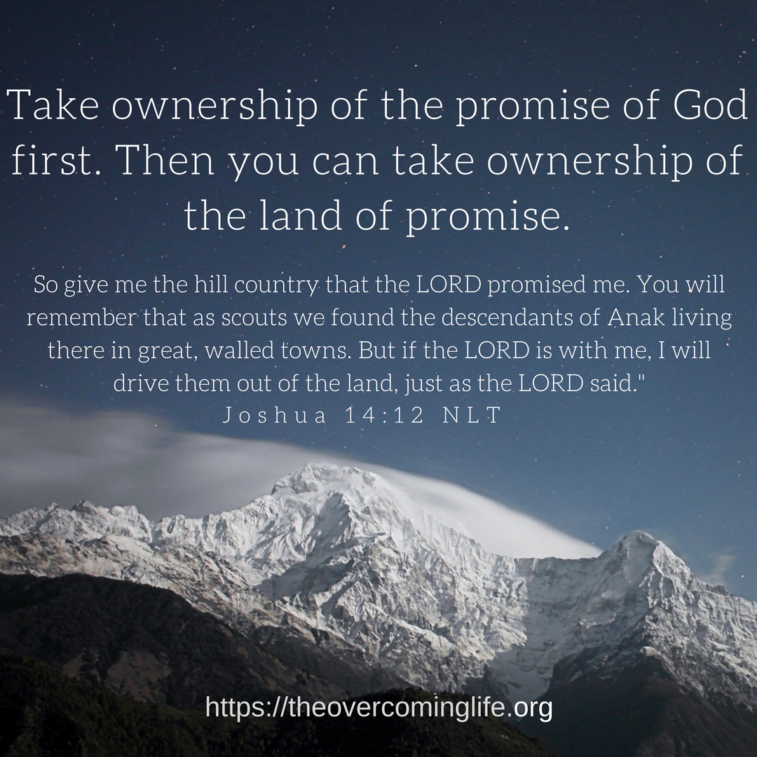 Take Ownership of God’s Promises